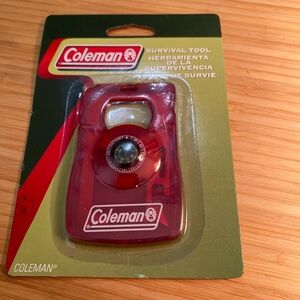 Coleman Camping Survival Tool Compass Multi Function Can Opener Screwdriver